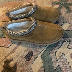 UGG Koolaburra fuzzy chestnut color slippers kids 4.5 fit women’s 5.5